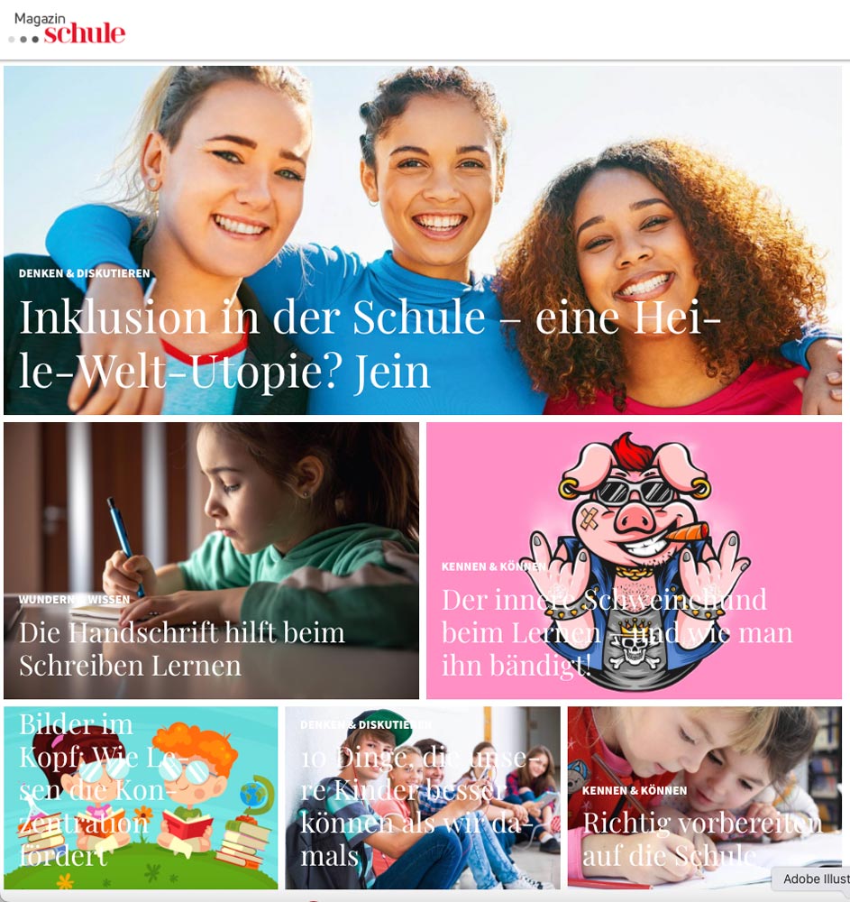 Homepage Magazin SCHULE